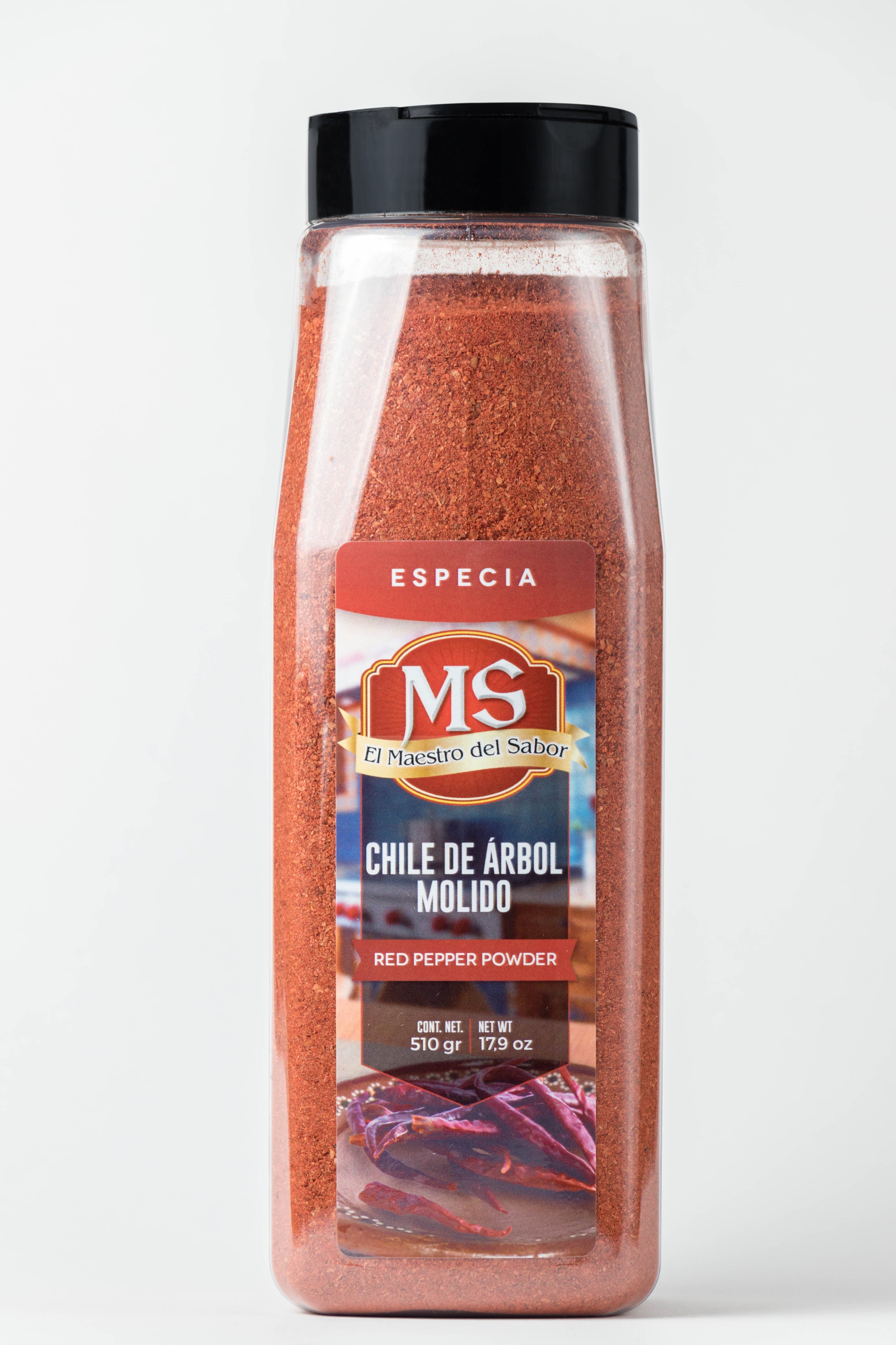Chile de árbol molido MS Sazonadores