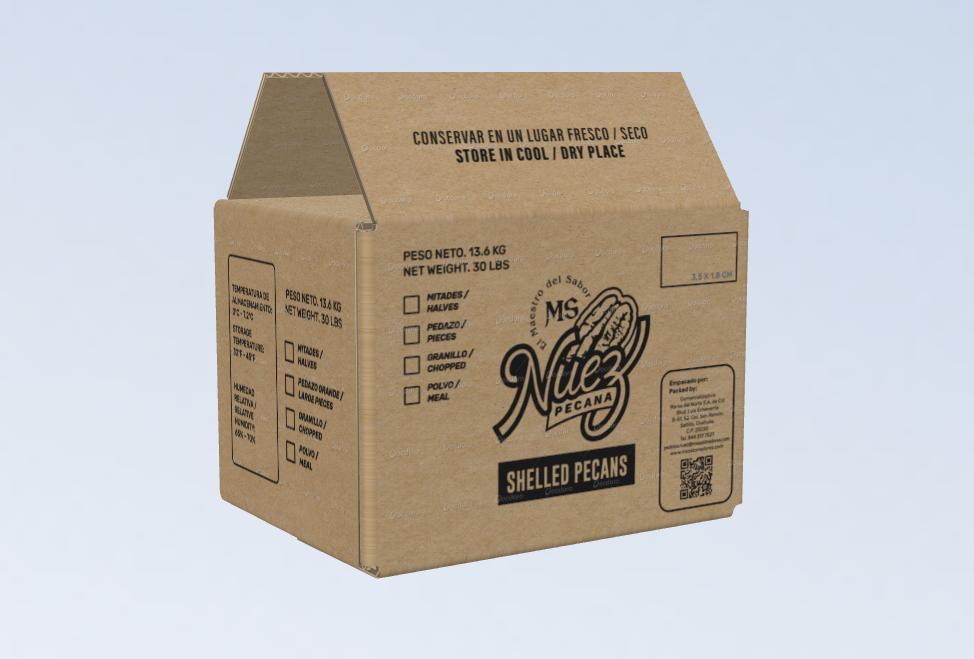 Caja de nuez de 13.6 kg