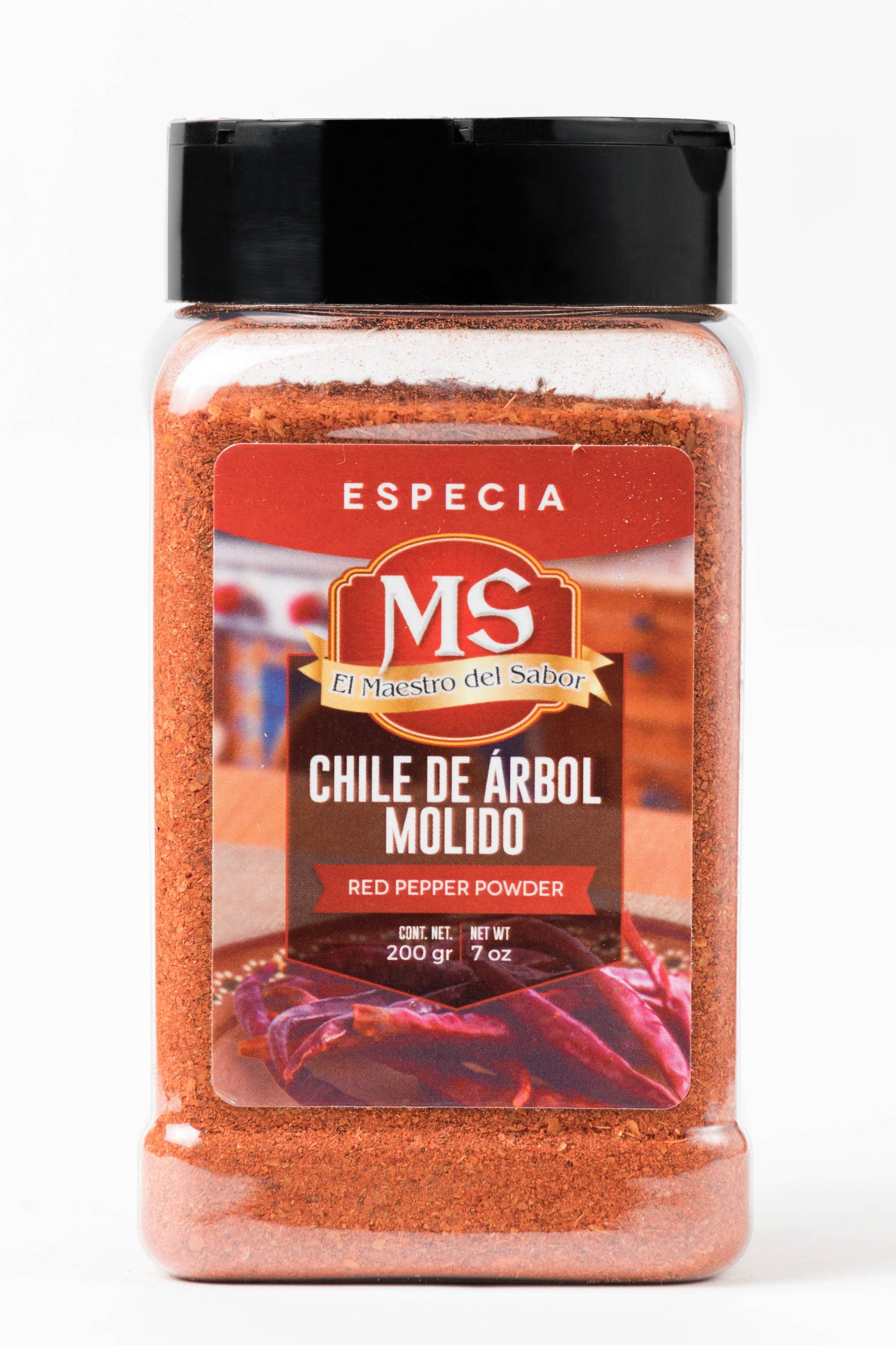 Chile de árbol molido