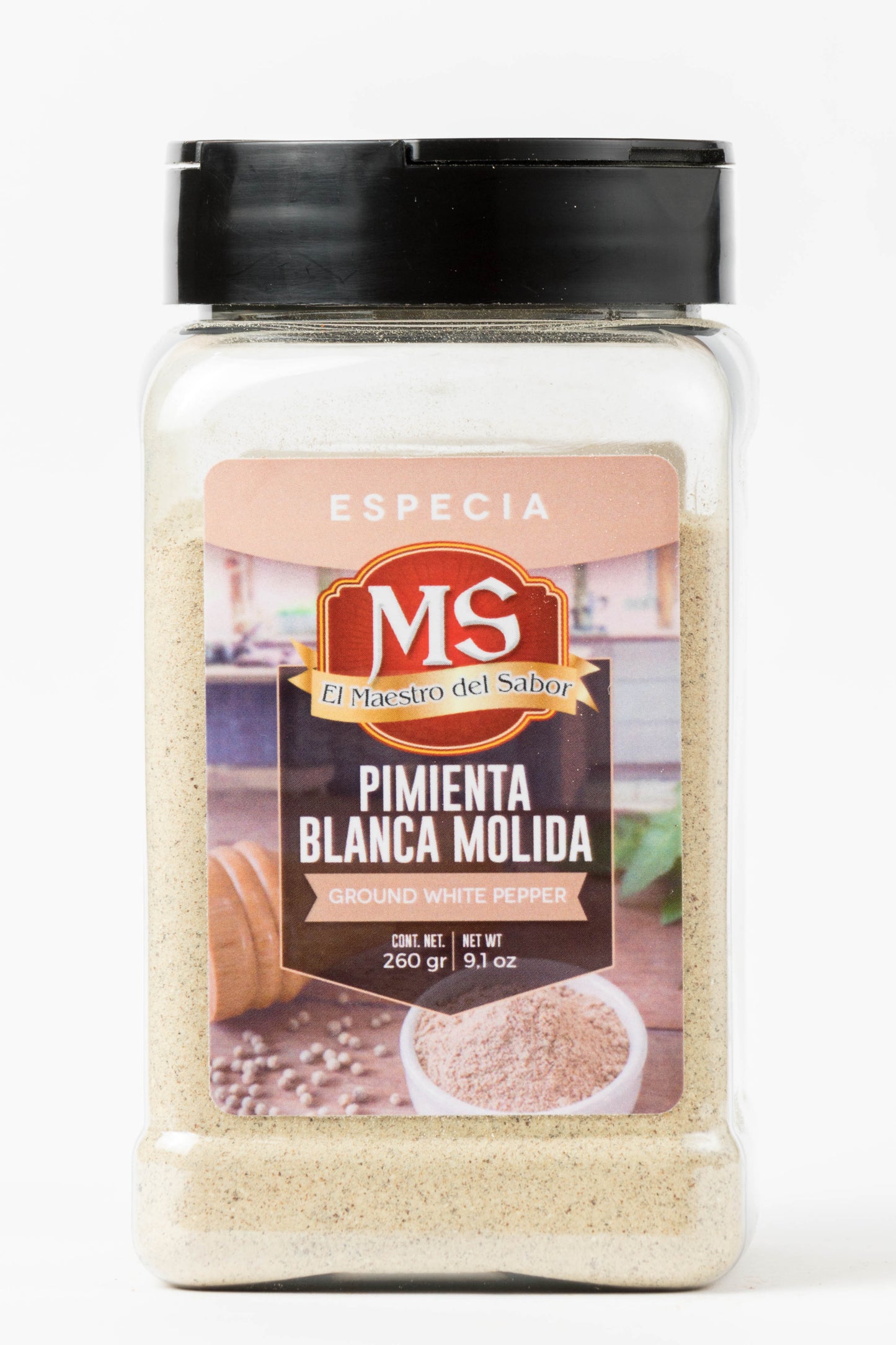 Pimienta blanca molida